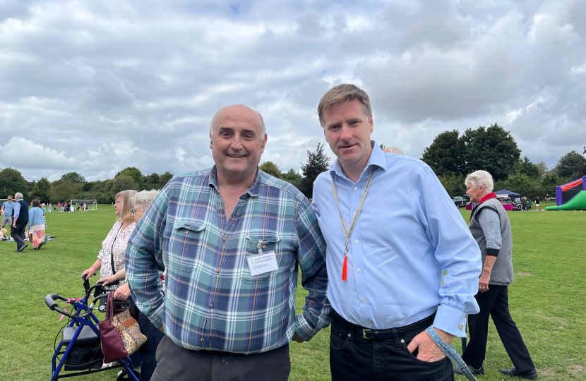 Steve Brine MP with Cllr Stephen Godfrey