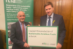 Steve Brine with [name] at the event in the House of Commons.