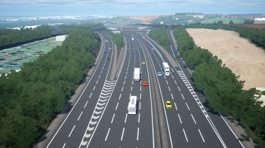 M3 Junction 9 graphic